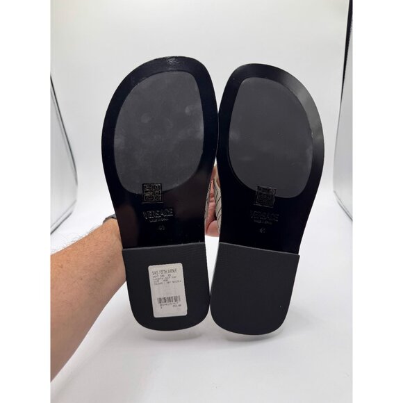 Versace Off White Motif Sandals Size 41 - Picture 12 of 16